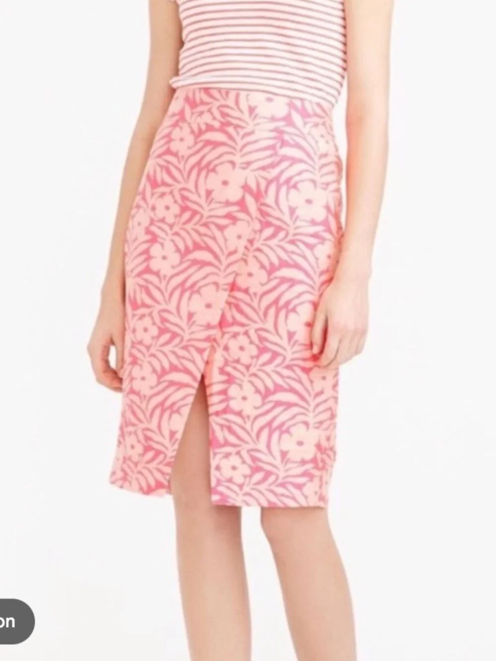 J.Crew Plumeria Jacquard Crossover Skirt (4)